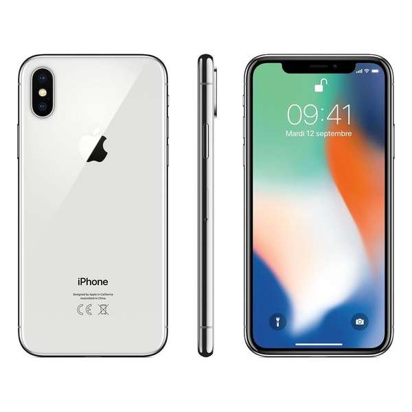 Apple iPhone X - Alloccaz Refurbished - C grade (Zichtbaar gebruikt) - 64GB - Zilver