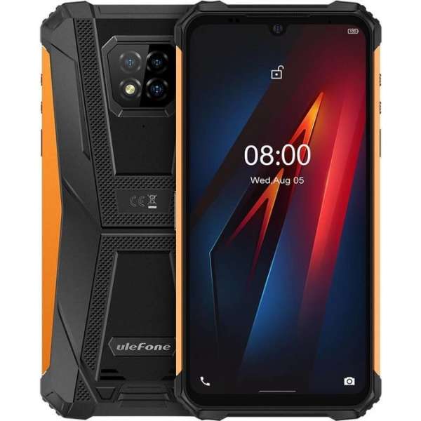 Ulefone Armor 8 15,5 cm (6.1") Dual SIM Android 10.0 4G USB Type-C 4 GB 64 GB 5580 mAh Oranje