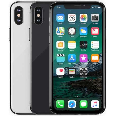 Apple iPhone X - Refurbished door Leapp - A grade (Zo goed als nieuw) - 256GB - Spacegrijs