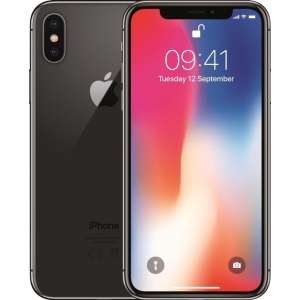 Iphone X - 64 GB Space Grey - Lichtgebruikt