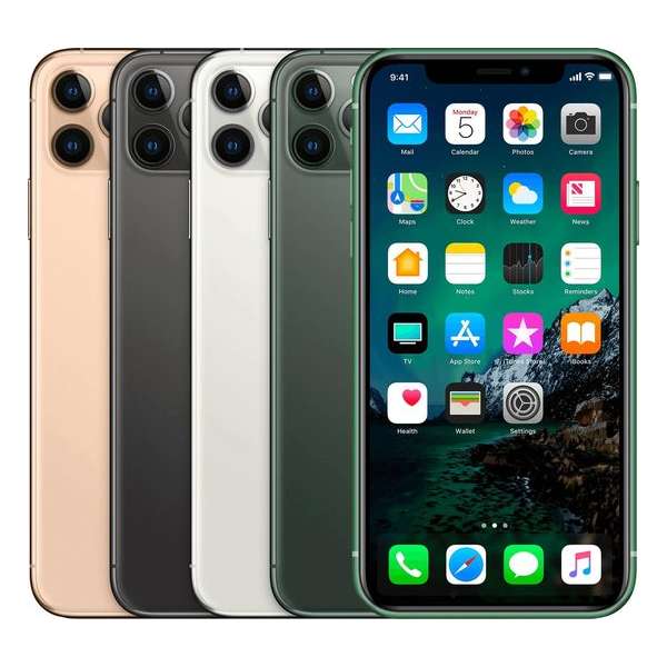 Apple iPhone 11 Pro Max - 64 GB - Middernachtgroen - Refurbished door leapp -  A-grade