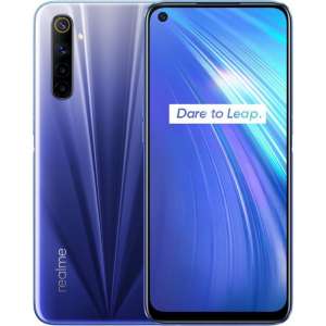 realme 6 16,5 cm (6.5'') 4 GB 128 GB Dual SIM 4G USB Type-C Blauw Android 10.0 4300 mAh