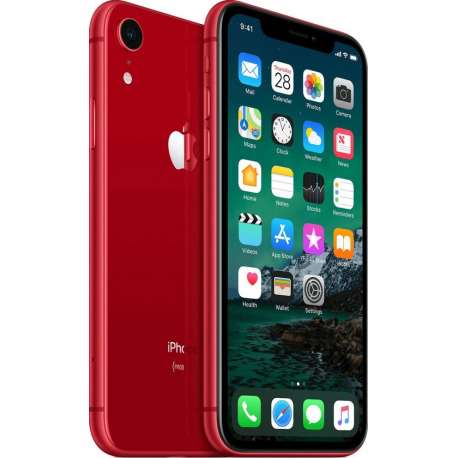 Apple iPhone Xr - 128 GB - Rood - Refurbished door leapp -  A-grade