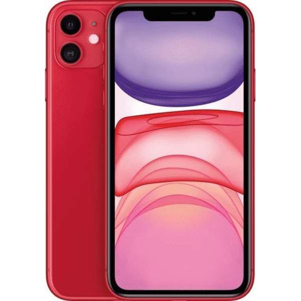 Apple iPhone 11 - Refurbished door Forza - B grade (Lichte gebruikssporen) - 64GB - Rood