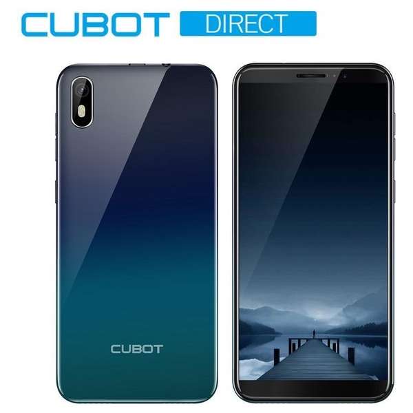 Cubot J5 14 cm (5.5'') 2 GB 16 GB Dual SIM 3G Micro-USB Blauw Android 9.0 2800 mAh