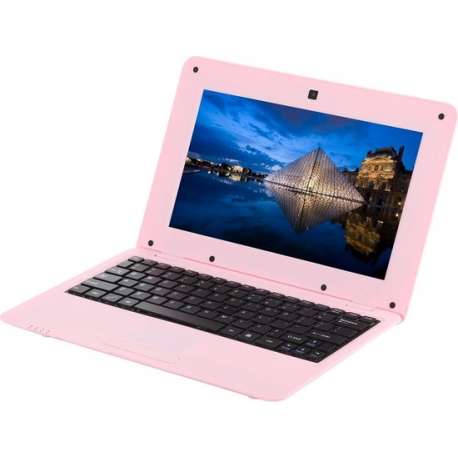 10.1 inch notebook pc, 1 GB + 8 GB, Android 6.0 A33 Dual-Core ARM Cortex-A9 tot 1,5 GHz, WiFi, SD-kaart, U-schijf (roze)