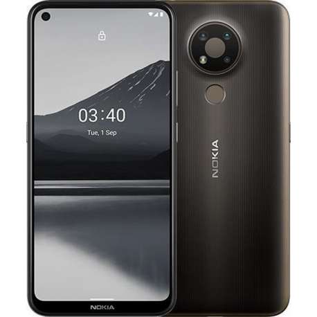 Nokia 3.4 16,2 cm (6.39") Dual SIM Android 10.0 4G USB Type-C 3 GB 64 GB 4000 mAh Houtskool